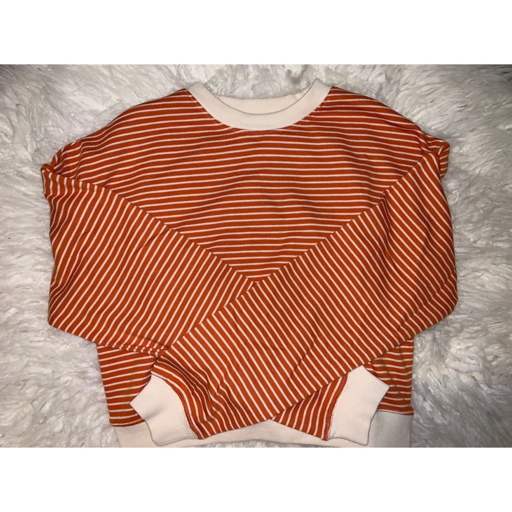 Striped French Terry Sweater